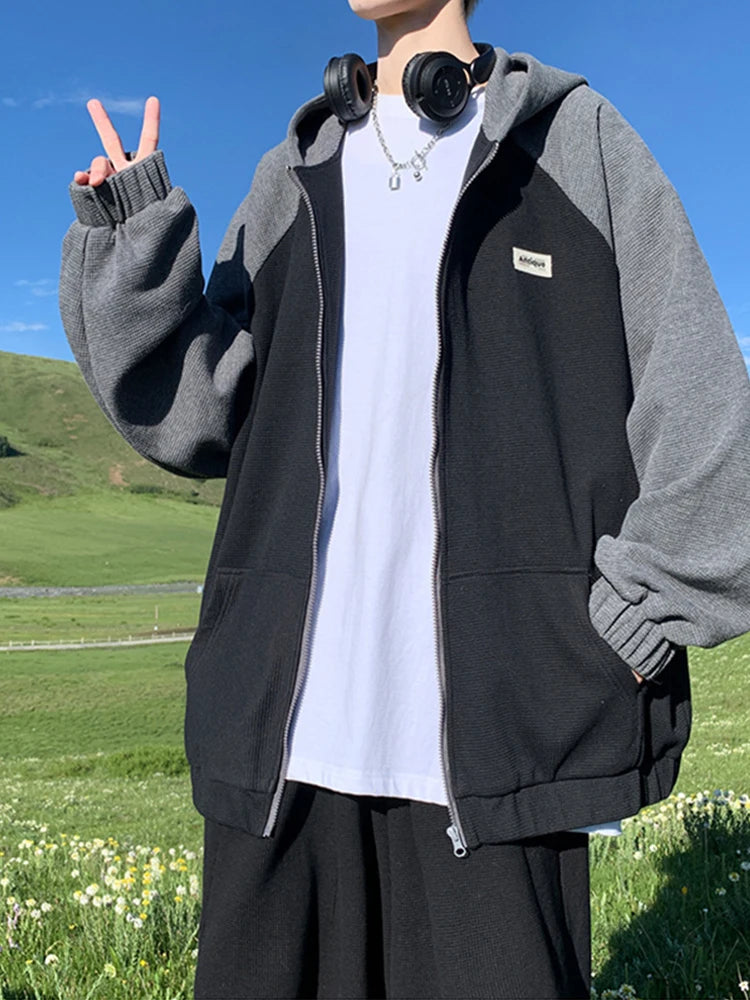 Underground skate scene hoodie with bold graphics