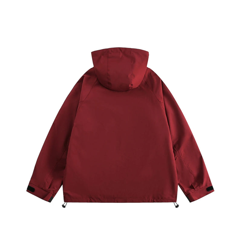 Puffer windbreaker vintage hooded bomber oversized