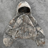 New High Street Hip Hop Oversized Camo Hoodies Y2K Retro Hoodie Men Pr