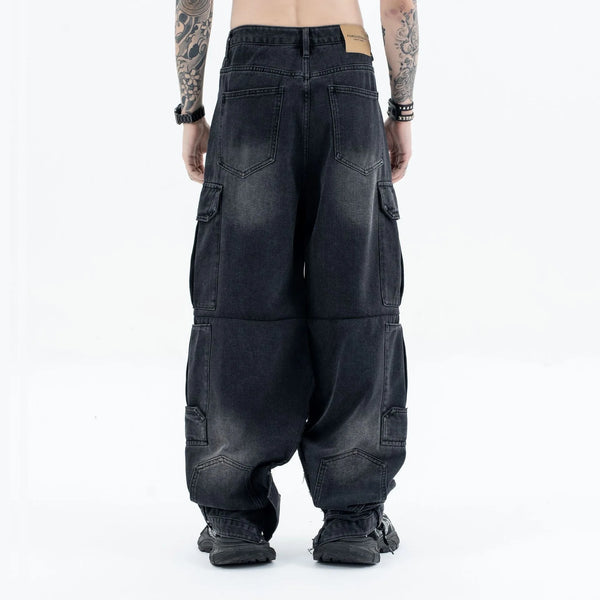 The new autumn and winter jeans are on backwards