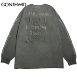 Skatercore Oversized shirt – Hip Hop Gothic Oversized T Shirts Streetwear Vintage Skull G