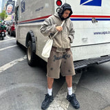 New 2023 Novelty Born From Pain SICKO BULLETPROOF SWEATSHORT Skateboard Street Cotton Casual Shorts Kanye Hip-hop Parkour #414
