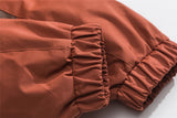 Oversized hooded urban high fashion puffer windbreaker