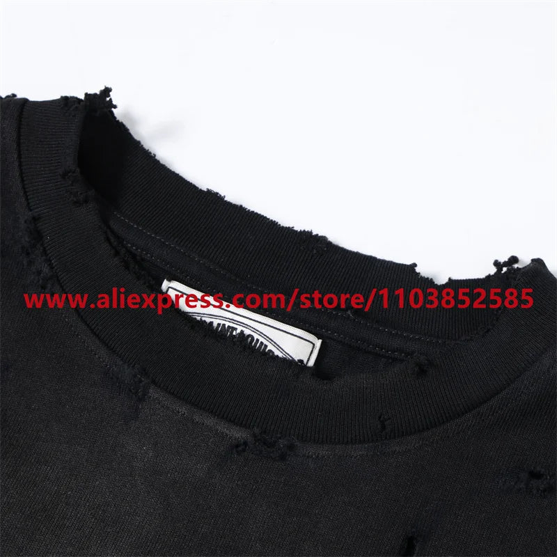 2024 Autumn Vintage American Heavy Weight Oversize Long Sleeve T Shirt