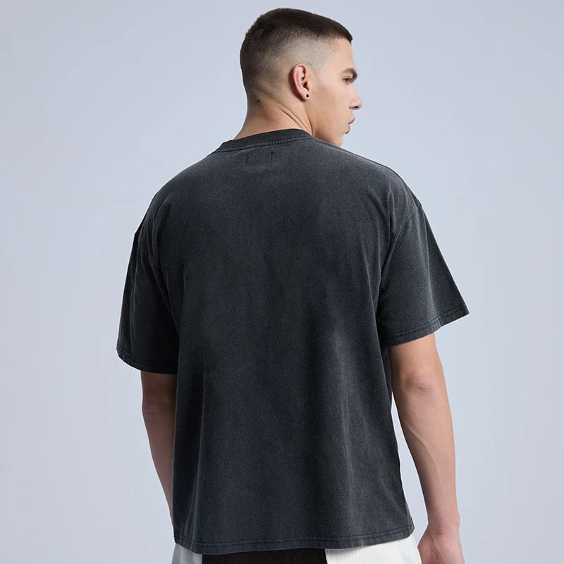 Trapwear Shirt – Rainbowtouches Washed T Shirts Mens Casual Clothing – Urban Streetwear for Men & Women