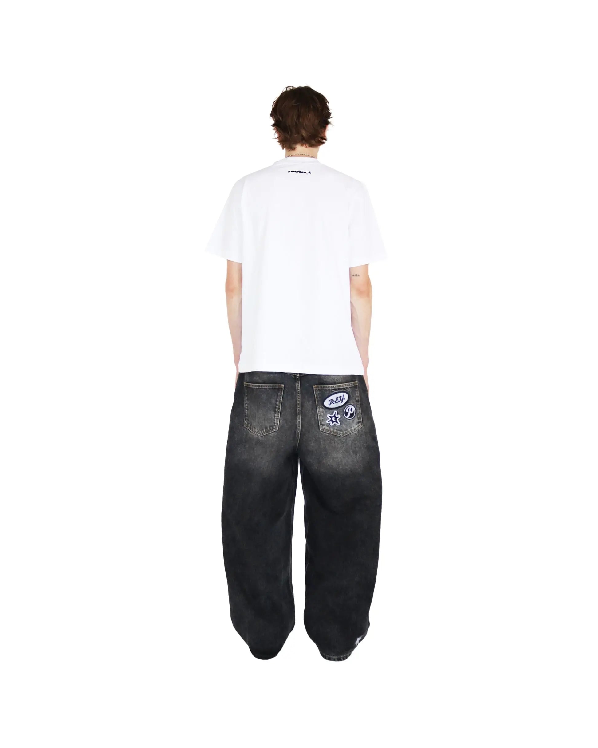 harajuku project womens low rise blue straight 2024 new wide leg pants denim jeans y2k mens vintage baggy trousers streetwear unique jeans style 4863