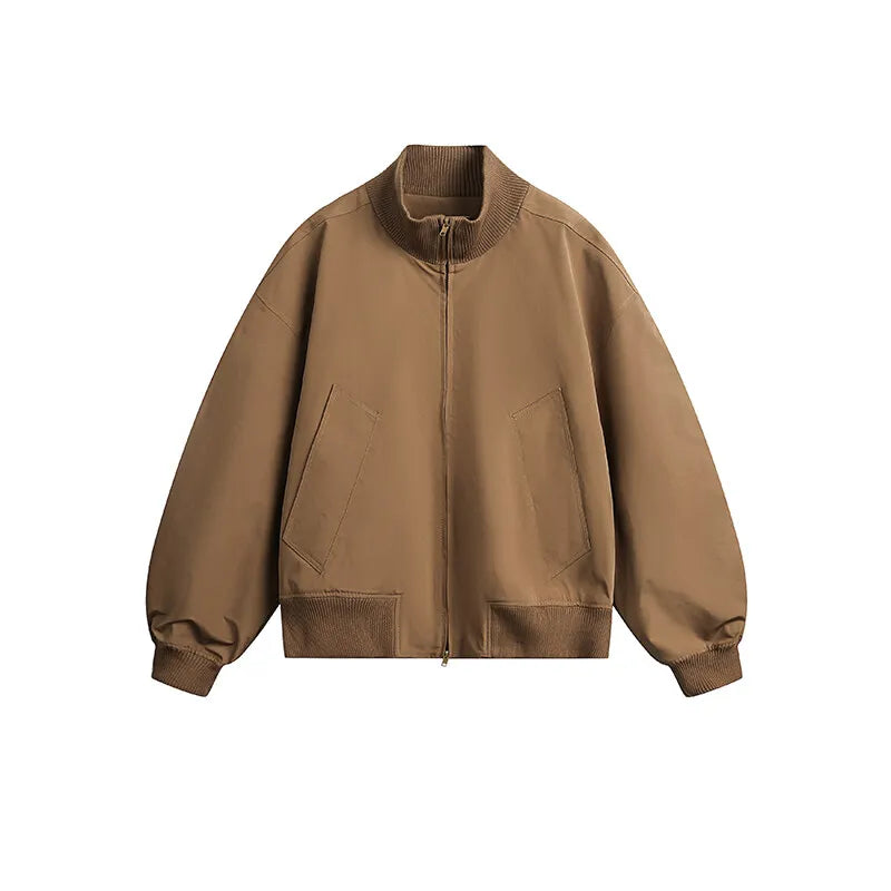 zip-up streetwear jacket, fall/winter fashion, men's streetwear fashion, trendy oversized fit, urban techwear design, modern 