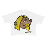 Trap Vault T-Shirt – Iced Dollar Flame Graphic Y2K Drip