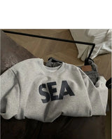 Trendy Korean Y2K Sweatshirts Men Women Hip Hop Autumn and Winter Plus Velvet Ins Trendy American Retro Style Jackets and Tops