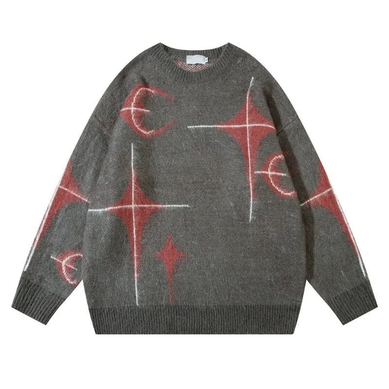 harajuku knitted sweater unisex autumn winter sweaters men casual o neck pullovers streetwear warm sweaters jumpers knitwear - trendy hip hop fashion hoodie, graphic printed hoodie for men and women, oversized streetwear hoodie
