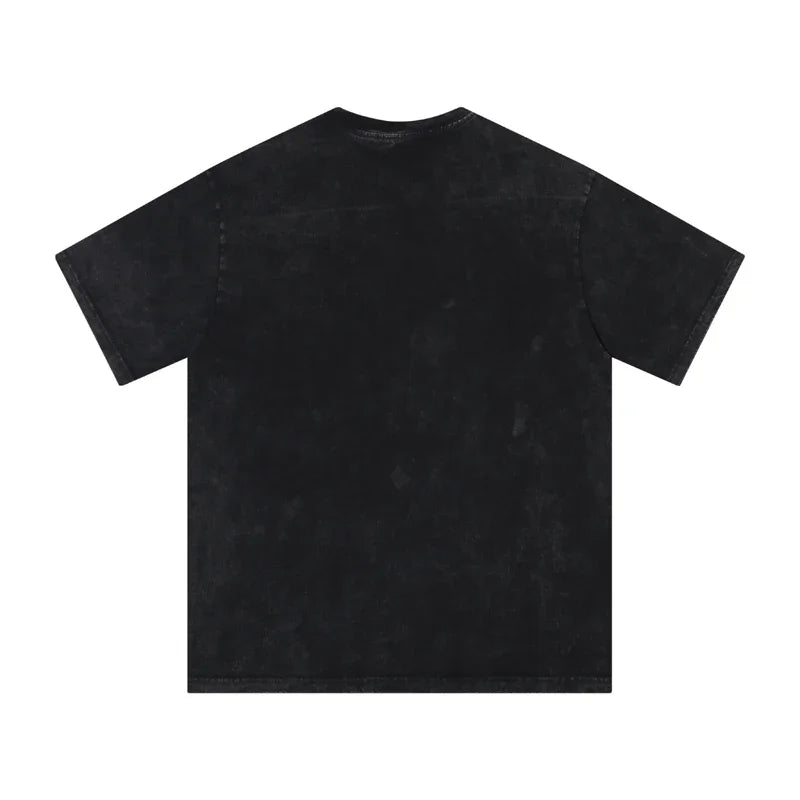 Y2K Graphic Tee – Newest Saint T Shirts Letter Pattern Tops Tee Men Woman Spri – Urban Streetwear for Men & Women