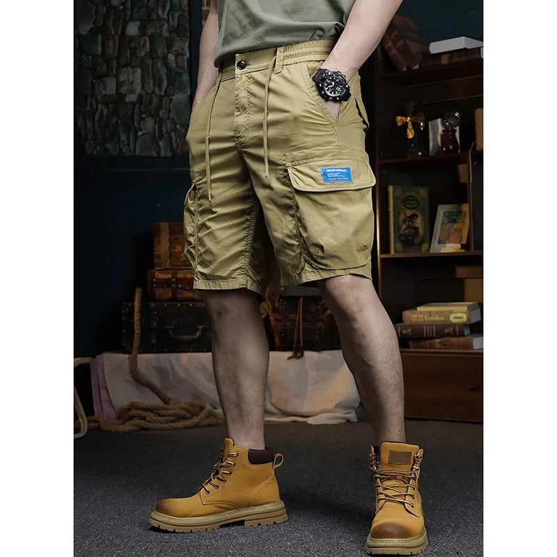 summer cargo shorts mens loose five pocket multi pocket outdoor motorcycle camouflage pants mens shorts unique cargo style 991