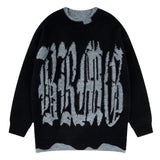 mens sweater fashion patchwork fake two pieces streetwear hip hop knitted sweaters pullover casual cotton sweater unisex clothes - graphic printed hoodie for men and women, bold artwork streetwear hoodie, urban fashion pullover