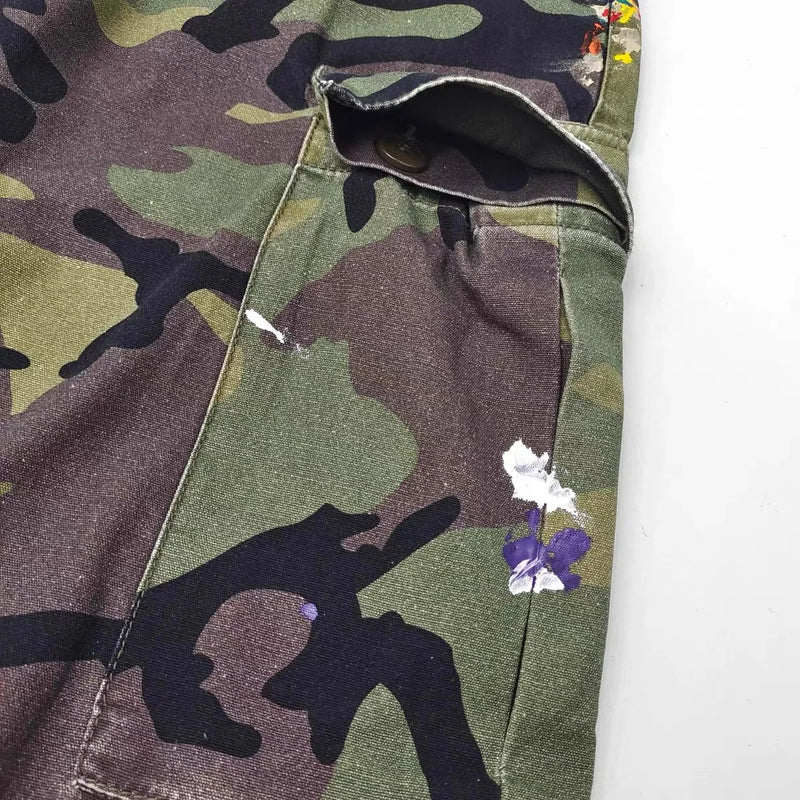 new luxury men 2024 cotton camouflage leopard comfortable cotton parkour sweat casual pants tactical function cargo u48 unique cargo style 2789