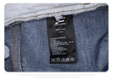 Cut Jeans with a mud-dye knife