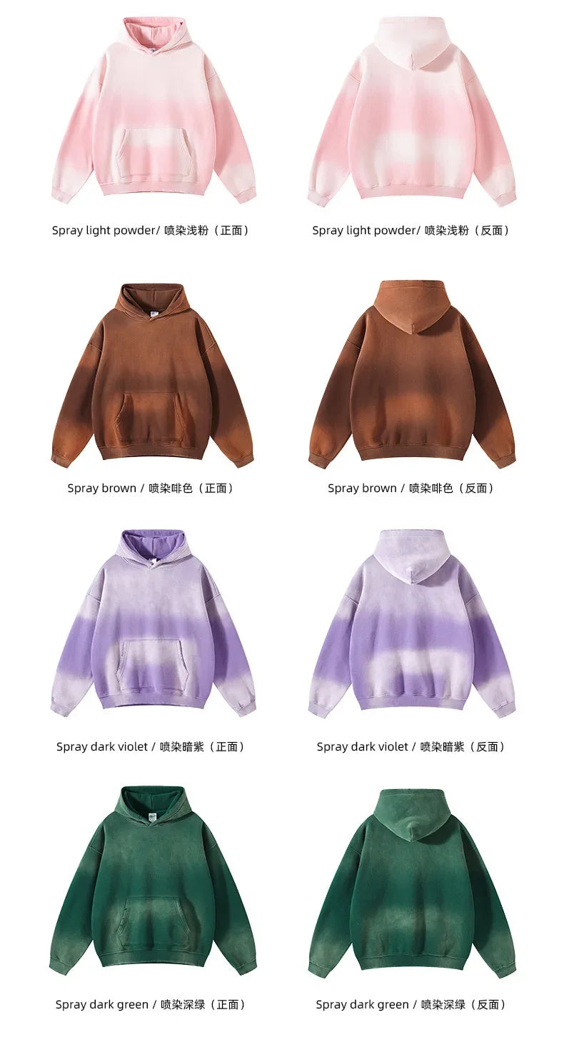 European And American High Street Solid Color Blank Plus Velvet Thicke