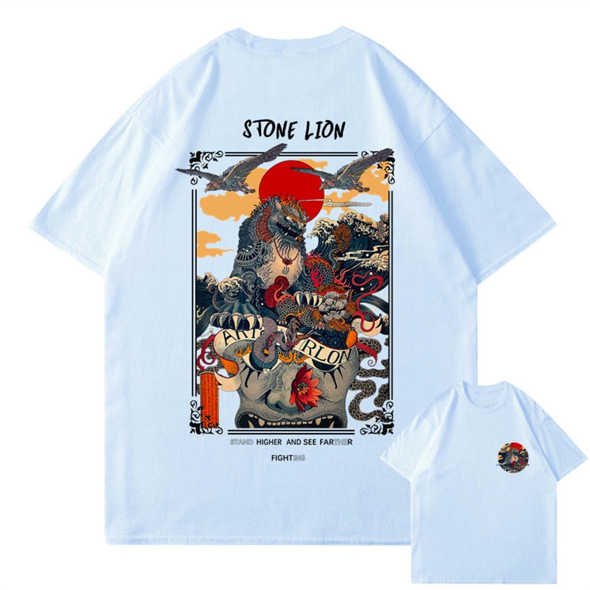 "Standing Strong" Graphic Unisex Streetwear Vintage Women Men Y2K T-Shirt