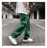 fashion design lines denim jeans mens zipper loose straight trousers hip hop new casual streetwear pants joggers baggy jeans unique joggers style 1449
