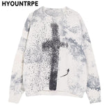 urban flame hoodie with photo-ready knit construction, bold Y2K look for men’s outerwear, men’s streetwear clothing piece for