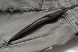 y2k streetwear tassel multi pocket jeans for men straight solid baggy cargo pants pantalones hombre casual denim trousers unique cargo style 772