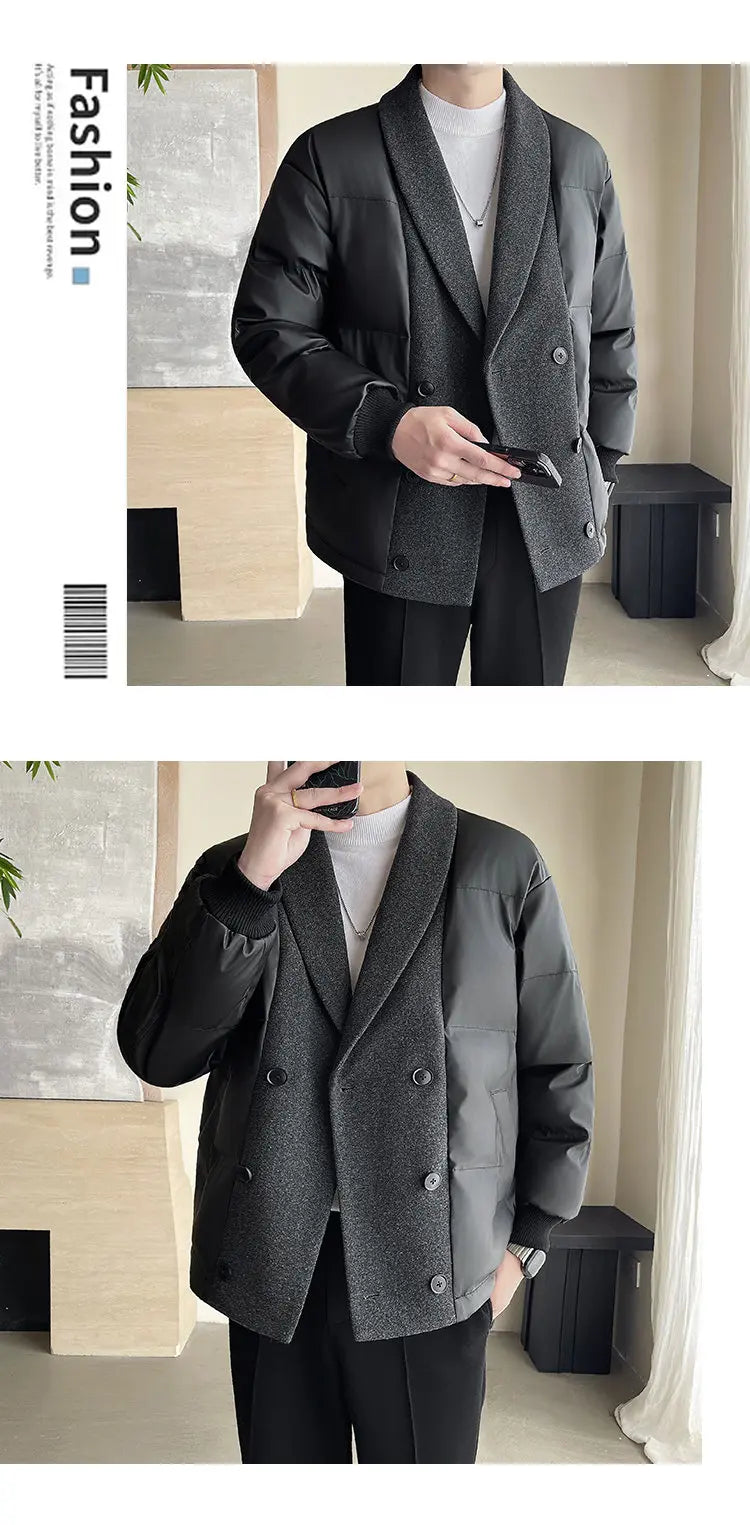 leather varsity coat, fall fit essential - oversized graphic apparel for edgy looks