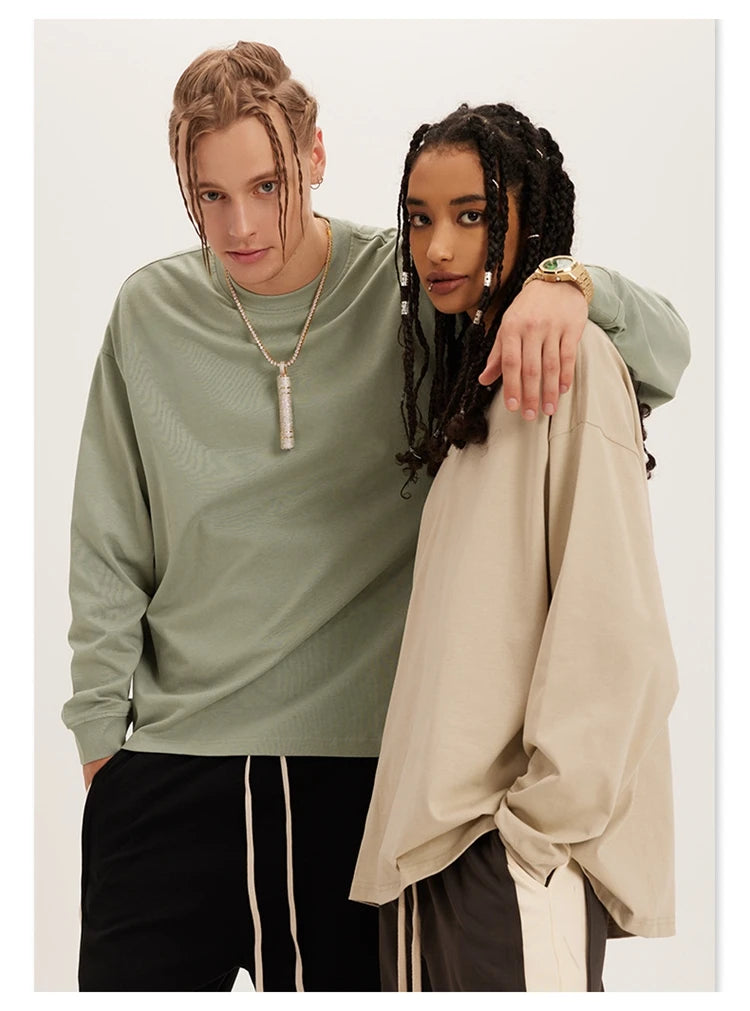 Anime Aesthetic Tee – Rainbowtouches Simple Mens Long T Shirt Unisex Vintage Overs – Modern Streetwear for Everyone