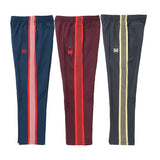 sea blue casual pants men woman loose comfortable side edge weaving stripe embroidery drawstring joggers sweatpants unique joggers style 5232