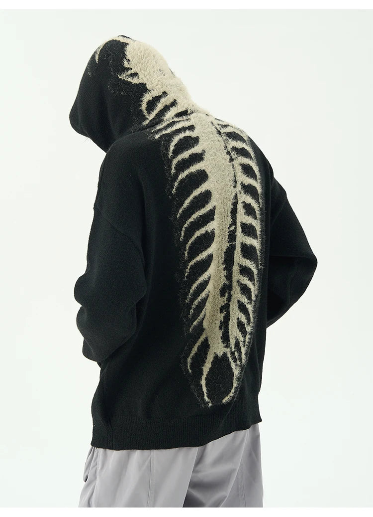 y2k knitted sweater, photo-ready sweater, cozy fashion fit, stylish street outfit, modern aesthetic appeal