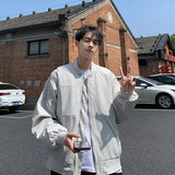 grunge street bomber, modern fit for men, oversized fit