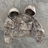 Y2K Harajuku Hoodie Vintage Camouflage Pattern Pullover Gothic Oversiz