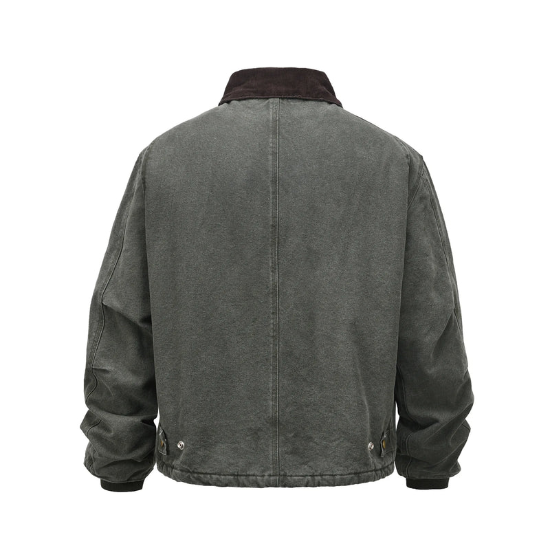 casual layering jacket featuring new 2023 clean fit men j97 detroit old washing multi workwear bomber coats jackets down coats shirts cotton warm winter 623 design – premium quality jacket for men