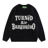 varsity flame pullover for men with bold graphic knit design, perfect for 2025 fashion, street fashion menswear trend for sea