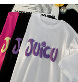 Y2k Melting smiley – Harajuku Street Foaming Printing T Shirt Men Round Neck Shor