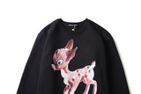 New Luxury 2022 Deer Back Flower Garden Pullover Hoodies Hoody Hooded
