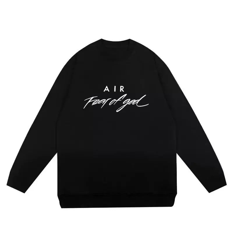 2024 Heavyweight Korean Retro Niche Sweatshirt Trendy Brand Men Women Couples Thickened Warm Ins Round Neck Sweatshirt Jacket
