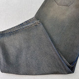 Yellow clay batik coated jeans