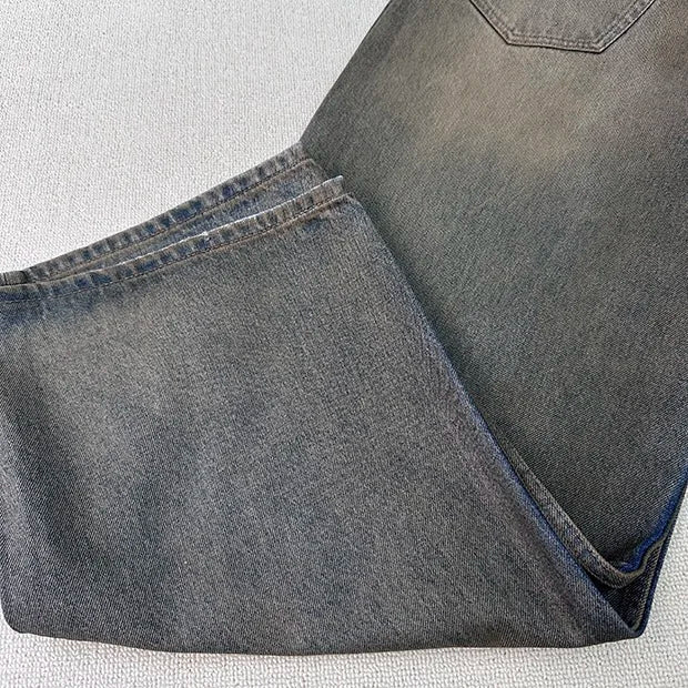 Yellow clay batik coated jeans
