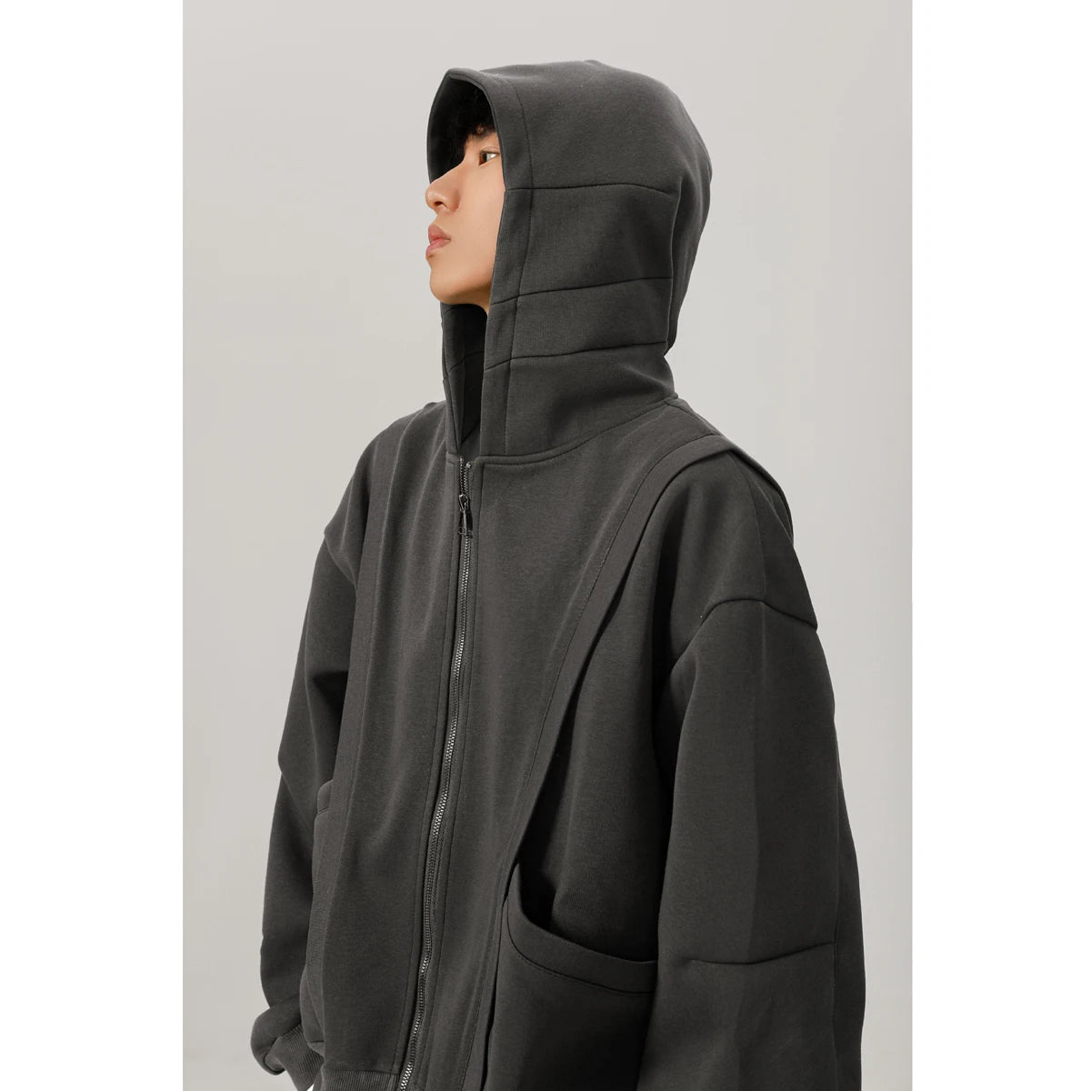 450G Hoody Sweatshirt Men Women Streetwear Fashion Loose Casual Short