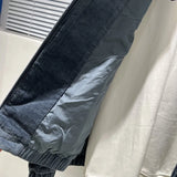 Hooded urban minimalist bomber zip-up streetwear