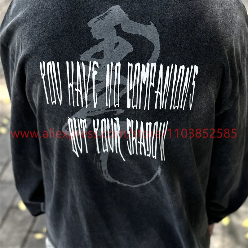 Y2k Oversized shirt – Autumn Vintage Long Sleeve T Shirt Heavy American West Coast