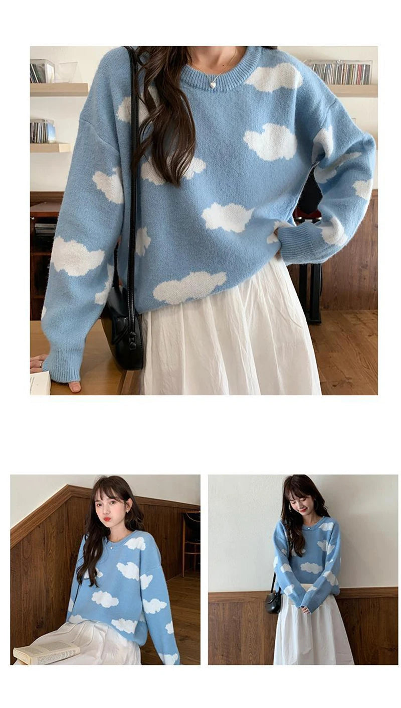 grunge knit pullover for fall and winter, oversized aesthetic with urban style, mens fashion layer for modern streetwear coll