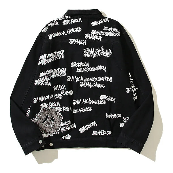casual layering jacket featuring new 2023 gentleman men flocking legacy artistic letters denim heavy baseball coats jackets abstract digital coat warm 619 design – premium quality jacket for men