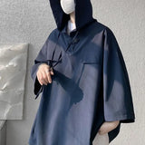 Anime Oversized shirt – Mens Summer Casual Short Sleeve Hooded T Shirt Fashion Overs