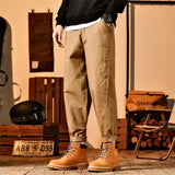 new breasted cargo tracksuit pants for men autumn y2k vintage harem tactical sweatpants casual outdoor baggy joggers trousers sporty tapered joggers