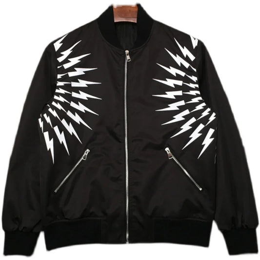 Graffiti baseball motor high minimalist parka