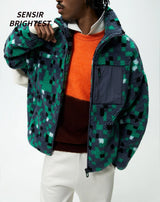 Leather Panel Streetwear Jacket Daily Fit Staple