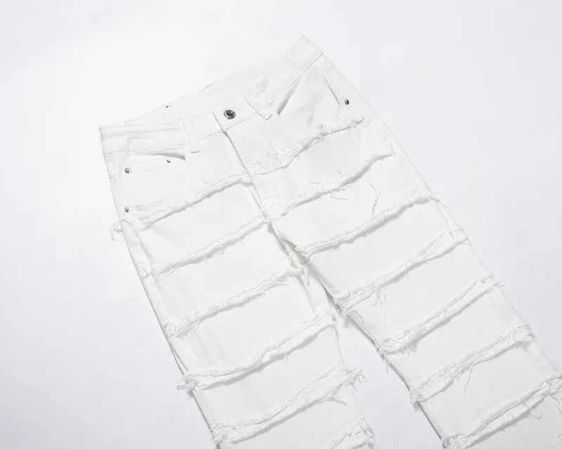 2023 brand new classic rick denim zipper slim fit straight pant jeans cotton denim pants comfort casual jeans m xxl 718 unique jeans style 4332