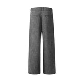 men women streetwear fashion loose casual belt wide leg suit pant boyfriend straight trousers baggy pants unique default style 2356