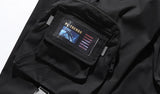 hip hop loose fit elastic waist cargo pants fashion military pocket ankle pants mens casual drewstring baggy sweatpants joggers unique joggers style 3555