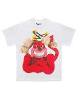 Harajuku Crying angel – 2024 New Fashion Gothic Cartoon Letters Printed Oversized Ro